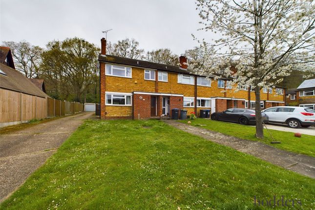 Thumbnail End terrace house for sale in Crofton Close, Ottershaw, Surrey