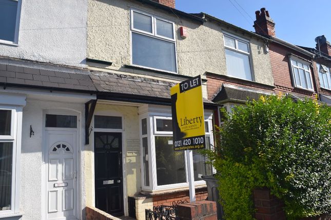Thumbnail Terraced house to rent in Pargeter Road, Bearwood