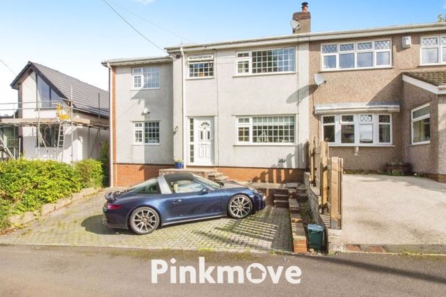 Thumbnail Semi-detached house for sale in Penrhiw Road, Risca, Newport