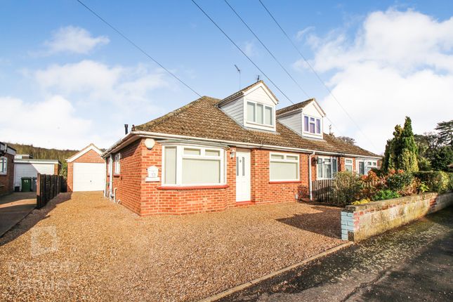Thumbnail Semi-detached bungalow for sale in Prior Road, Thorpe St. Andrew, Norwich