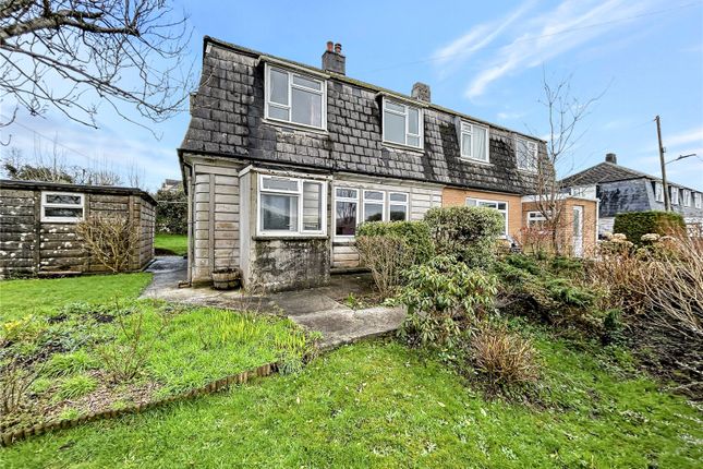 Semi-detached house for sale in Tregadillett, Launceston, Cornwall