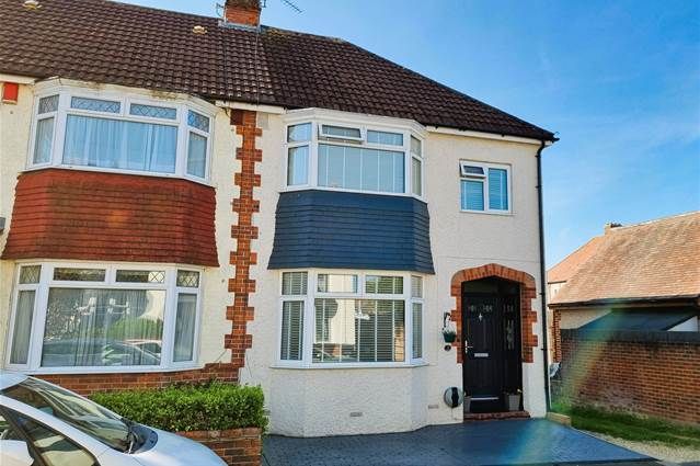 Thumbnail End terrace house for sale in Langdale Avenue, Portsmouth, Hampshire