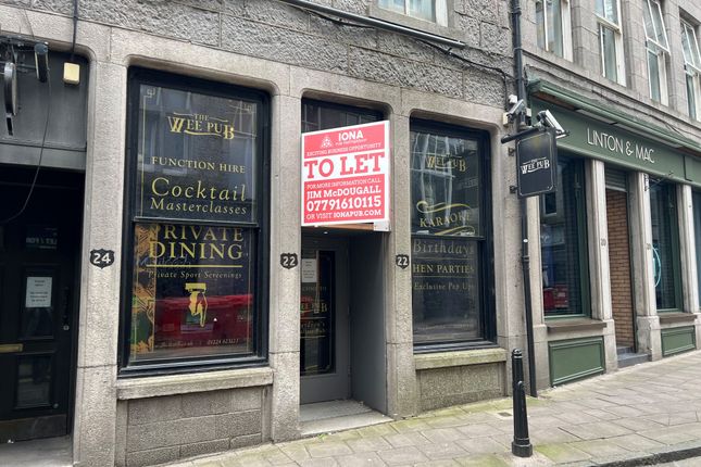 Pub/bar to let in Netherkirkgate, Aberdeen