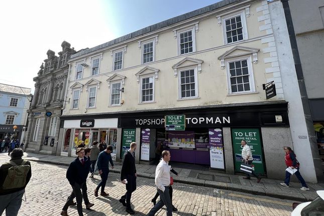 Retail premises to let in 16 King Street, Truro, Cornwall