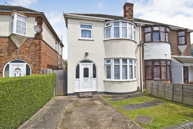Thumbnail Semi-detached house for sale in Pauline Avenue, Leicester