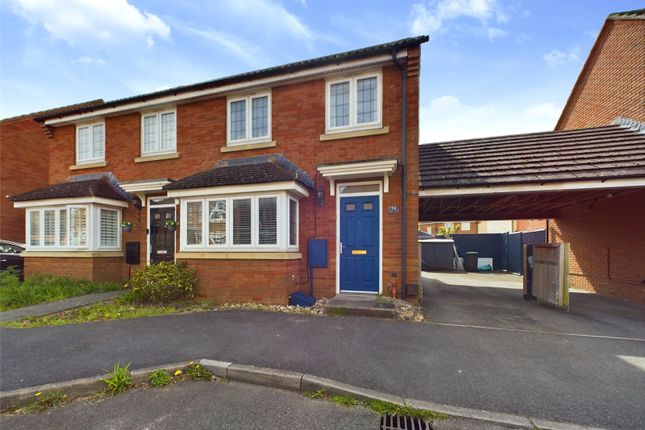 Thumbnail Semi-detached house for sale in Halton Way Kingsway, Quedgeley, Gloucester, Gloucestershire