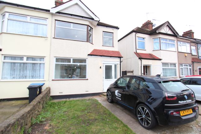 Thumbnail Semi-detached house to rent in Newbury Avenue, Enfield