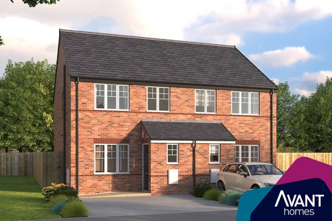 Thumbnail Semi-detached house for sale in "The Ripon" at Camp Road, Witham St. Hughs, Lincoln