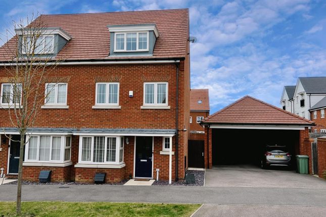Thumbnail Semi-detached house for sale in Pipin Crescent, Finberry, Ashford