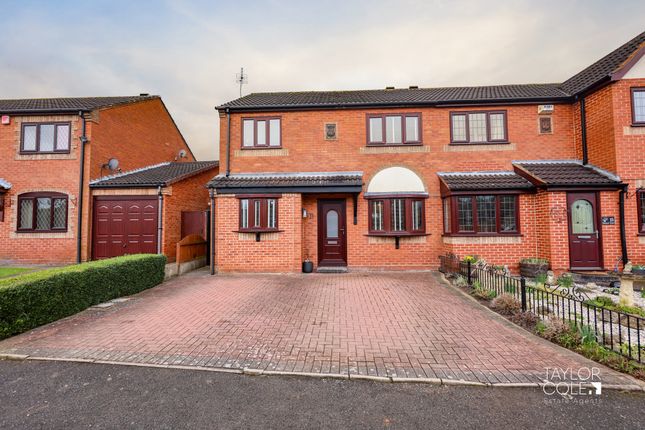 Thumbnail Semi-detached house for sale in Pinewood Avenue, Wood End, Atherstone