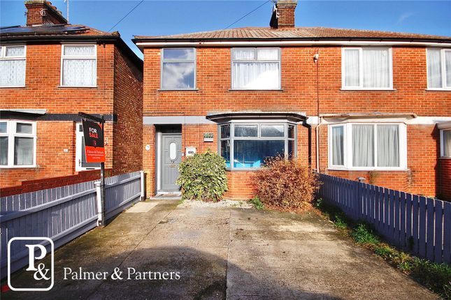 Semi-detached house for sale in Hadleigh Road, Ipswich, Suffolk