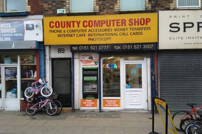 Thumbnail Retail premises for sale in County Road, Walton, Liverpool