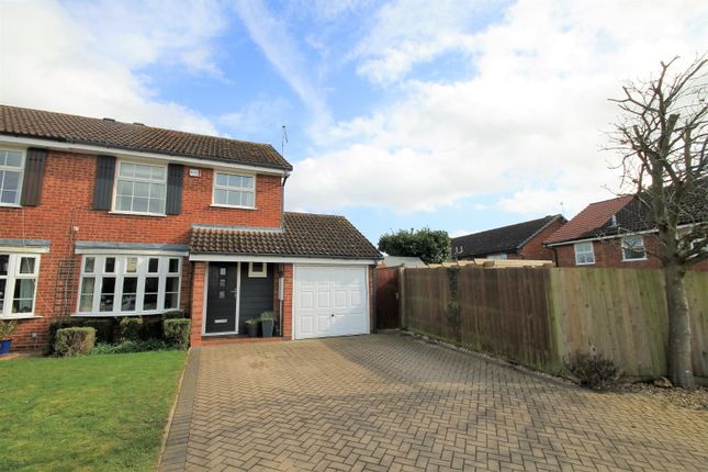 Thumbnail Semi-detached house for sale in Shelleycotes Road, Brixworth, Northampton