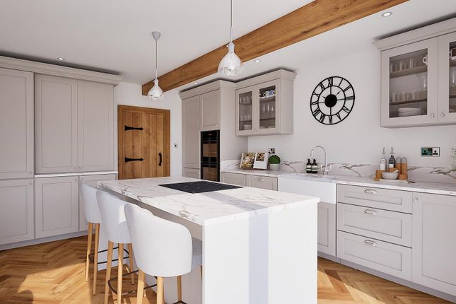 CGI Open Plan Living Dining Kitchen