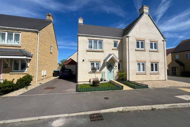 Thumbnail Semi-detached house for sale in Winfield Drive, Witney