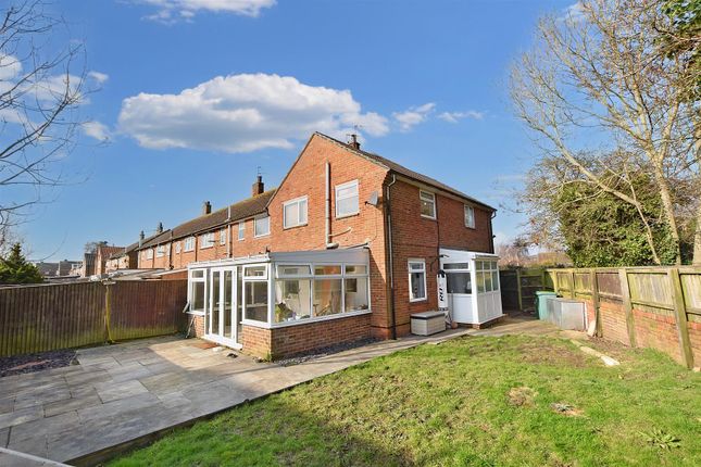 Thumbnail End terrace house for sale in Saxby Close, Eastbourne