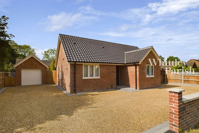 Thumbnail Bungalow for sale in Station Road, Aslacton, Norwich