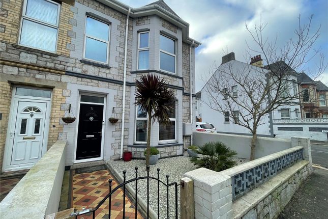 Thumbnail End terrace house for sale in Antony Road, Torpoint, Cornwall