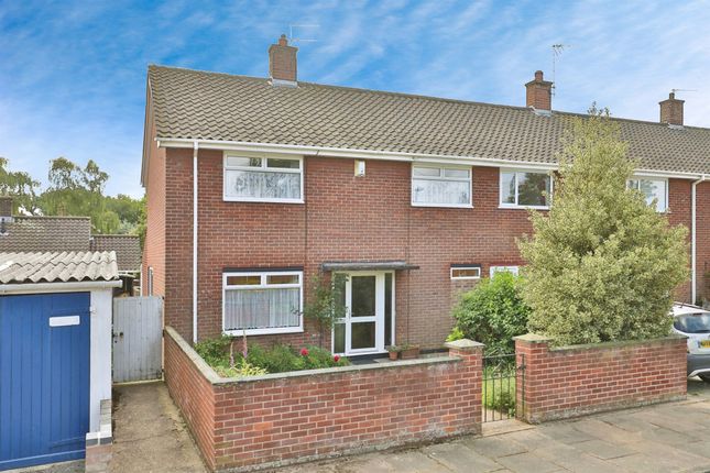 Thumbnail End terrace house for sale in Chipperfield Road, Norwich