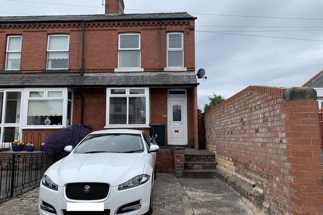 Thumbnail End terrace house for sale in Hawarden Road, Hope, Wrexham
