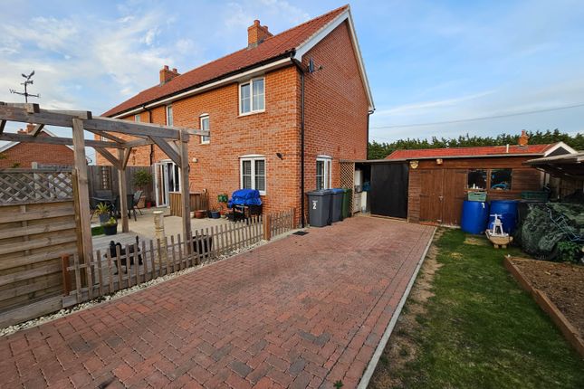 Semi-detached house for sale in Manor Farm Gardens, Bawdsey, Woodbridge