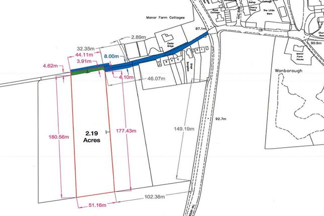 Land for sale in 2.19 Acre Site At Manor Farm, Wanborough, Guildford GU32Jr