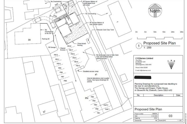 Land for sale in Boxworth Road, Elsworth, Cambridge