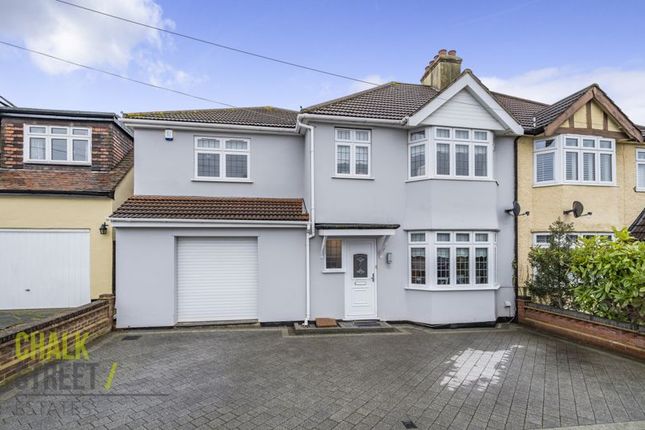 Semi-detached house for sale in Woodhall Crescent, Hornchurch