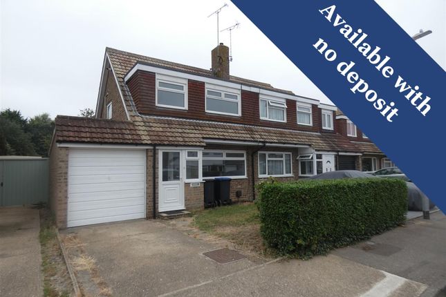 Thumbnail Semi-detached house to rent in Birch Close, Broadstairs