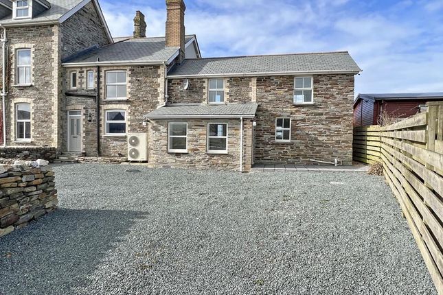 Semi-detached house for sale in Treknow, Nr. Tintagel, Cornwall