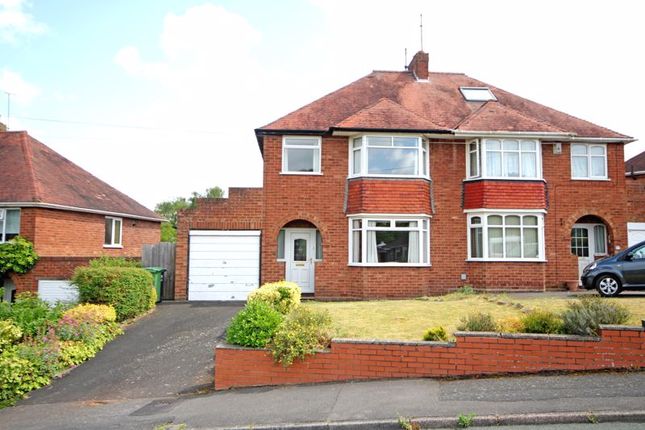 Thumbnail Semi-detached house for sale in Stourbridge, Wollaston, York Crescent