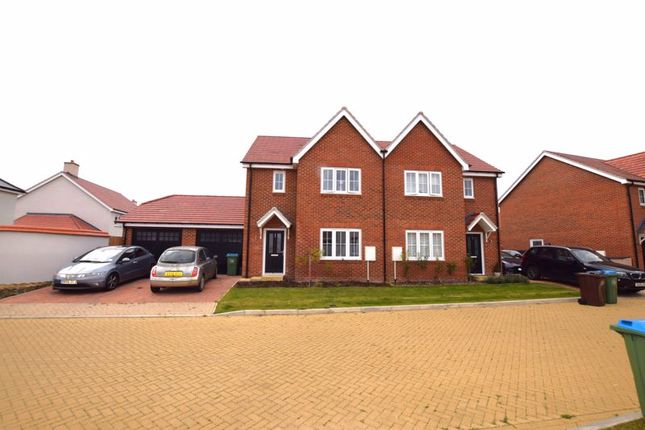 Thumbnail Semi-detached house to rent in Hedgehog Way, Haddenham, Aylesbury