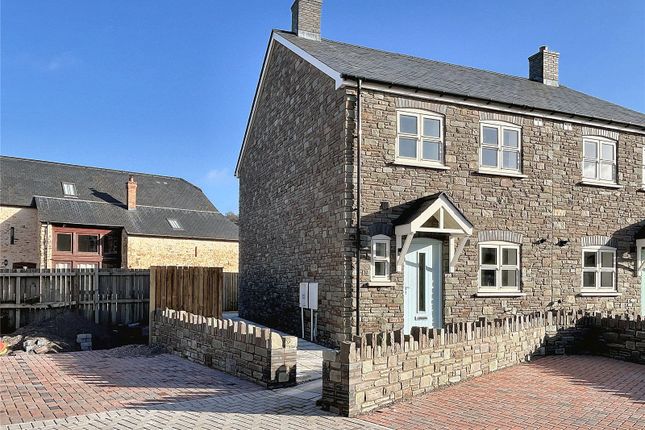 Semi-detached house for sale in Cross Yard, Brecon