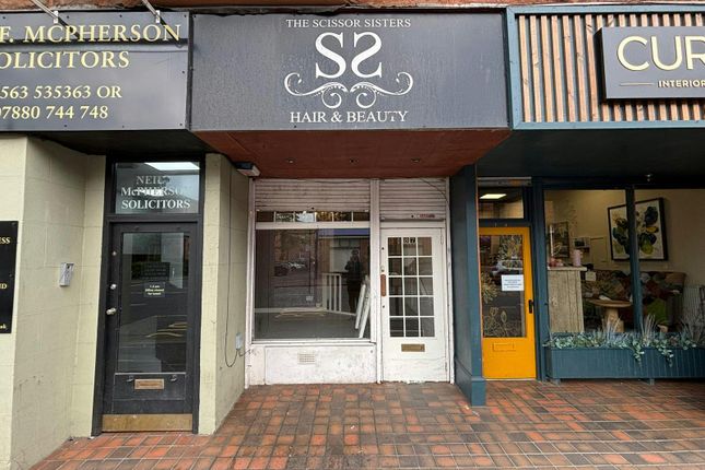 Thumbnail Retail premises for sale in 87A John Finnie Street, Kilmarnock