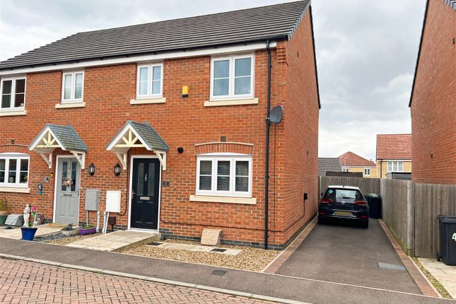 Thumbnail Semi-detached house for sale in Meadowsweet Close, Thurnby, Leicester
