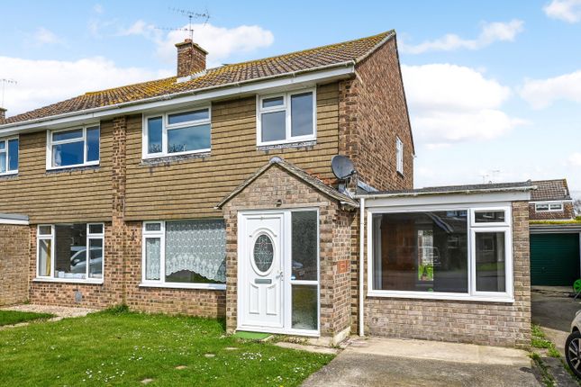 Thumbnail Semi-detached house for sale in Glynde Crescent, Felpham