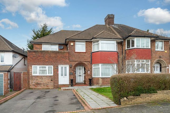 Thumbnail Semi-detached house for sale in Basing Hill, Wembley Park, Wembley