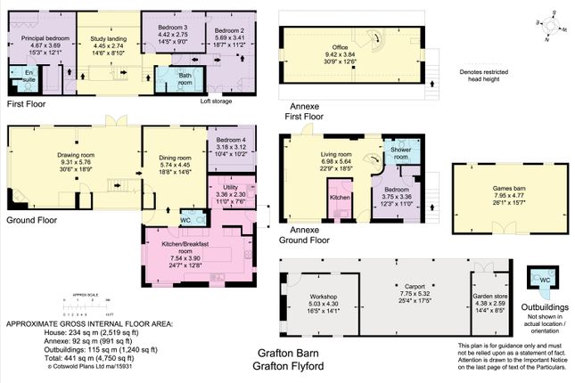 Barn conversion for sale in Grafton Flyford, Worcester, Worcestershire