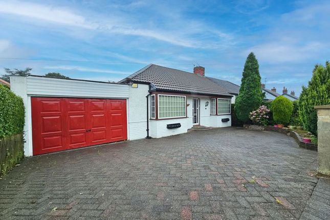Thumbnail Semi-detached bungalow for sale in Station Road, Kenton Bank Foot, Newcastle Upon Tyne
