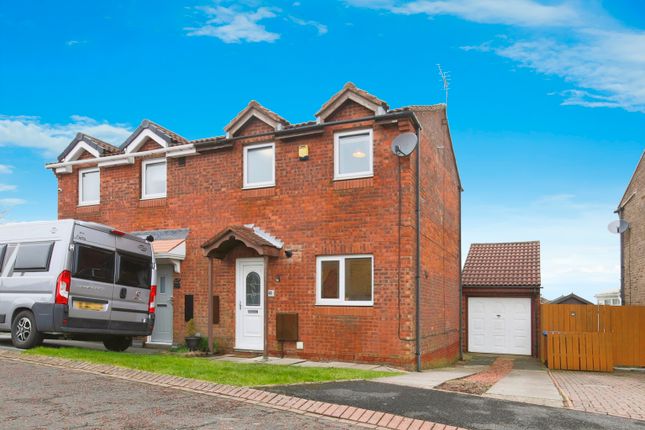Semi-detached house for sale in Brougham Court, Peterlee