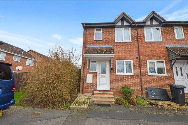 Thumbnail End terrace house for sale in Lomond Close, Sparcells, Swindon, Wiltshire