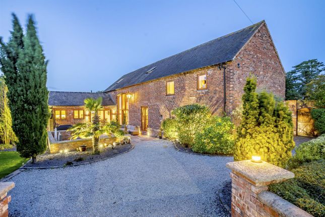 Thumbnail Barn conversion for sale in Hall Lane, Hammerwich, Staffordshire