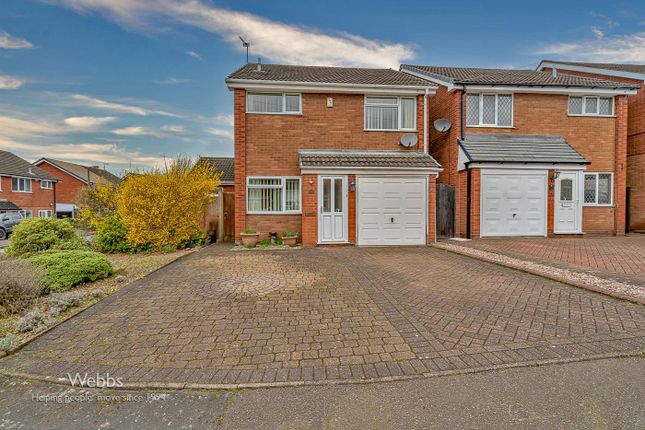 Thumbnail Detached house for sale in Pebble Mill Drive, Cannock