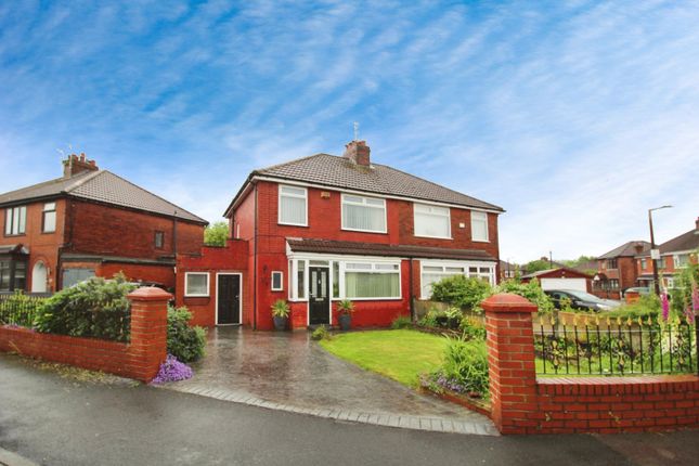 Thumbnail Semi-detached house for sale in Barlow Fold Road, Stockport, Greater Manchester