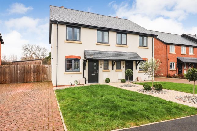 Thumbnail Semi-detached house for sale in Cygnet Close, Whittington, Oswestry