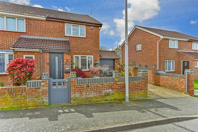 Thumbnail Semi-detached house for sale in Trent Road, Lords Wood, Chatham, Kent