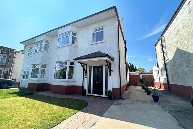 Thumbnail Semi-detached house for sale in Pantbach Road, Rhiwbina, Cardiff.