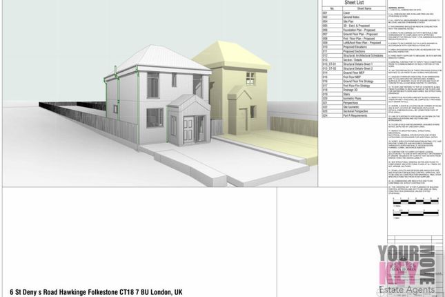 Thumbnail Detached house for sale in St. Denys Road, Hawkinge, Folkestone, Kent