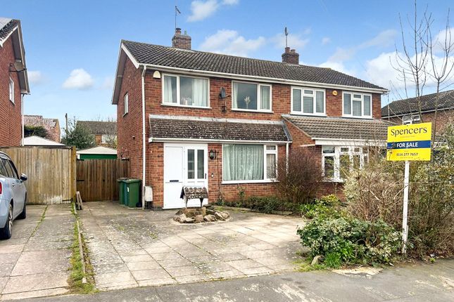 Thumbnail Semi-detached house for sale in Denman Lane, Huncote, Leicester