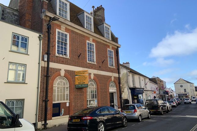 Retail premises to let in High Street, Sidmouth